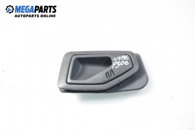 Inner handle for Peugeot 306 1.4, 75 hp, hatchback, 5 doors, 1993, position: front - left