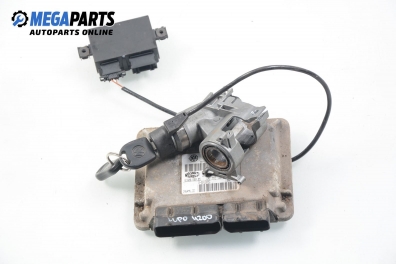 ECU incl. ignition key and immobilizer for Volkswagen Lupo 1.4 16V, 75 hp, 2002 № 036 906 034 CE