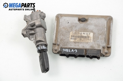 ECU cu cheie de contact pentru Audi A3 (8L) 1.9 TDI, 110 cp, 3 uși, 1998 № Bosch 0 281 001 848