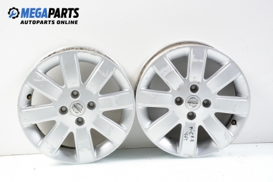 Alloy wheels for Nissan Micra (K12) (2002-2010) 15 inches, width 5.5 (The price is for two pieces)