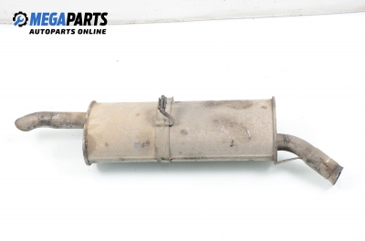 Rear muffler for Opel Astra F 1.7 TD, 68 hp, station wagon, 1996