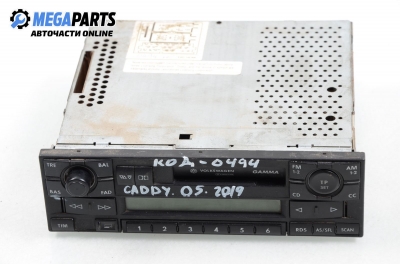 Auto kassettenspieler für Volkswagen Caddy 2.0 SDi, 70 hp, 2005 code: 0494