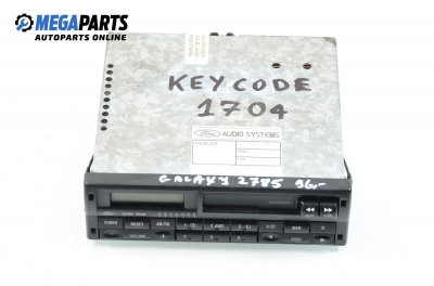 Auto kassettenspieler für Ford Galaxy 2.0, 116 hp automatik, 1996 Key code 1704