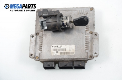 ECU incl. ignition key and immobilizer for Citroen Xsara Picasso 2.0 HDi, 90 hp, 2002 № Bosch 0 281 010 996
