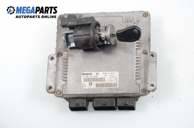 ECU cu cheie de contact și imobilizator pentru Citroen Xsara Picasso 2.0 HDi, 90 cp, 2002 № Bosch 0 281 010 996