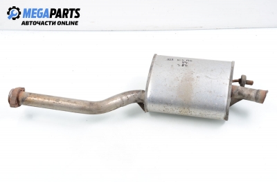 Muffler for Mercedes-Benz 190 (W201) 2.5 D, 90 hp, 1986