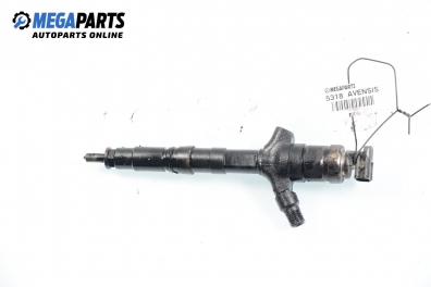 Diesel fuel injector for Toyota Avensis 2.0 D-4D, 116 hp, hatchback, 2004