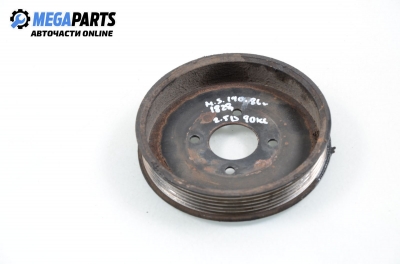 Belt pulley for Mercedes-Benz 190E 2.5 D, 90 hp, 1986