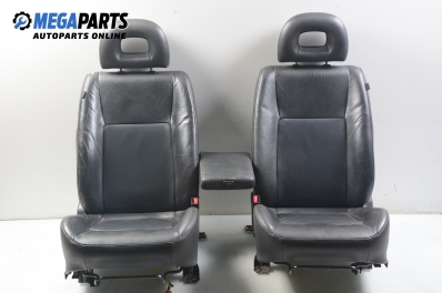 Scaune din piele pentru Mitsubishi Outlander I 2.4 4WD, 160 cp automat, 2004