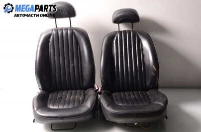 Leather seats for Peugeot 406 2.0 16V, 132 hp, station wagon, 1998