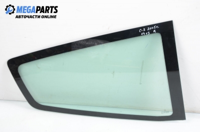 Vent window for Citroen C2 1.4 HDI, 68 hp, 2005, position: rear - right