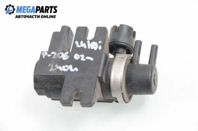 Vacuum valve for Peugeot 206 1.4 HDI, 68 hp, hatchback, 5 doors, 2002