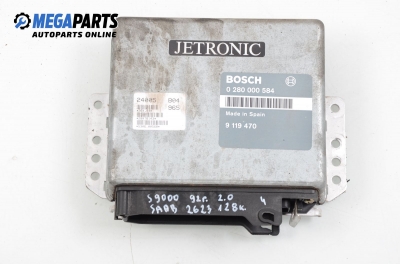 ECU for Saab 9000 2.0, 128 hp, hatchback, 1992 № Bosch 0 280 000 584