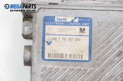 ECU pentru Mitsubishi Carisma 1.9 TD, 90 cp, hatchback, 1997 № HOM 7 700 867 274