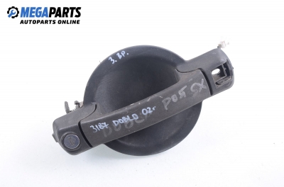 Cargo door outer handle for Fiat Doblo 1.9 JTD, 100 hp, truck, 2002