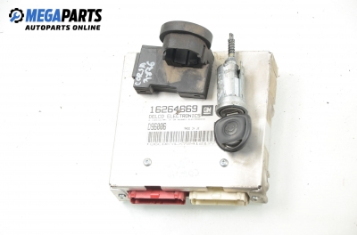 ECU incl. ignition key and immobilizer for Opel Corsa B 1.4, 60 hp, 5 doors, 1997 № GM 16264869