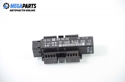 Relay for Mercedes-Benz S-Class 140 (W/V/C) 3.5 TD, 150 hp, 1993 № A 140 542 00 19