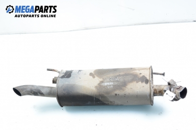 Rear muffler for Opel Omega B 2.5 TD, 131 hp, station wagon, 1998