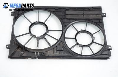 Fan shroud for Volkswagen Touran 2.0 TDI, 136 hp, 2004