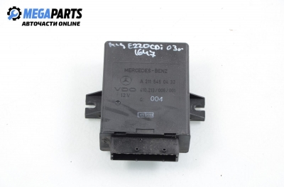 Module for Mercedes-Benz E W211 2.2 CDI, 150 hp, station wagon automatic, 2003 № A 211 545 04 32