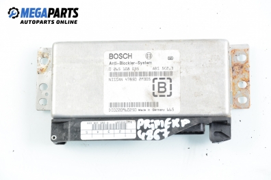 ABS control module for Nissan Primera (P11) 2.0 TD, 90 hp, sedan, 1996 № Bosch 0 265 108 035
