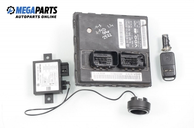 ECU incl. ignition key and immobilizer for Mercedes-Benz A W168 1.4, 82 hp, 5 doors, 1999 № A 027 545 74 32
