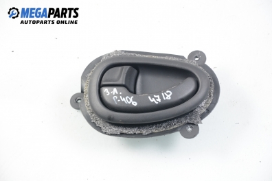 Inner handle for Peugeot 406 1.8 16V, 110 hp, sedan, 1998, position: rear - left