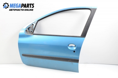 Tür für Peugeot 206 1.4, 75 hp, hecktür, 5 türen, 1998, position: links, vorderseite