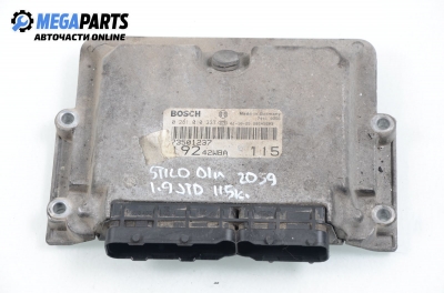 ECU pentru Fiat Stilo 1.9 JTD, 115 cp, hatchback, 5 uși, 2001 № Bosch 0 281 010 337