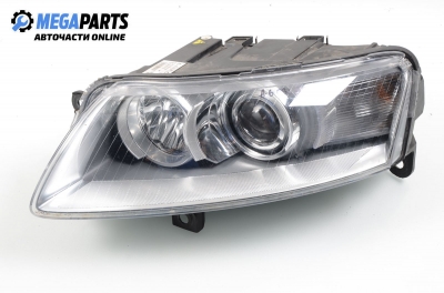 Xenon headlight for Audi A6 (C6) 3.2 FSI Quattro, 255 hp, sedan automatic, 2008, position: left