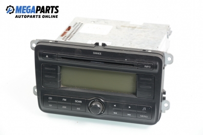 CD player for Skoda Fabia 1.2, 60 hp, hatchback, 2010 № 5J0035161A