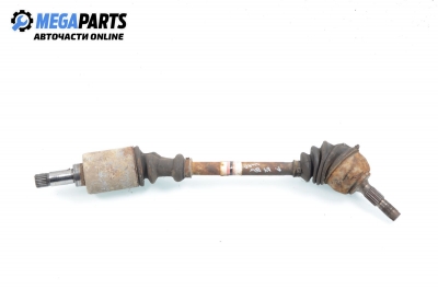 Driveshaft for Citroen AX 1.1, 54 hp, 3 doors, 1989, position: left