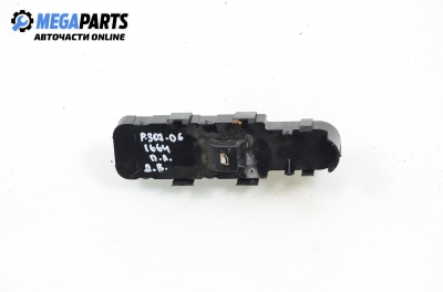 Power window button for Peugeot 307 1.6 HDI, 90 hp, station wagon, 2006, position: front - left