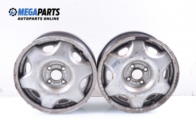 Steel wheels for Opel Tigra (1994-2001) 15 inches, width 6.5 (The price is for two pieces)