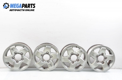 Alloy wheels for KIA SPORTAGE (1994-2006) 15 inches, width 6 (The price is for set)