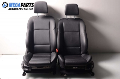 Leather seats with electric adjustment and heating for BMW 5 (F10, F11) 3.0 d xDrive, 258 hp automatic, 2011