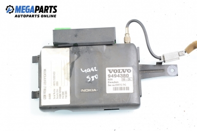 Hands free module for Volvo S80 2.5 TDI, 140 hp, 1999 № 9494380