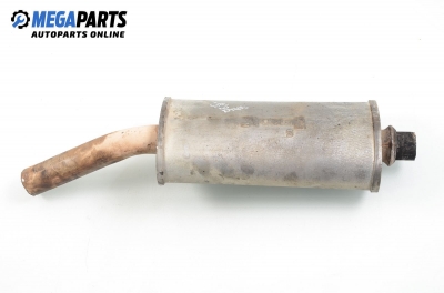 Rear muffler for Peugeot Partner 1.9 D, 69 hp, truck, 2004