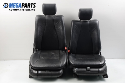 Scaune din piele cu reglare electrică pentru Mercedes-Benz S-Class W220 3.2, 224 cp, 2000