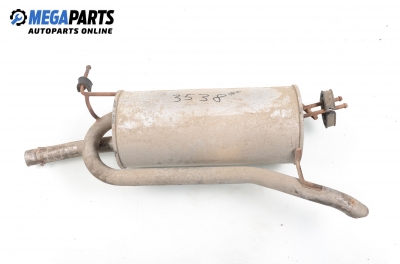 Rear muffler for Fiat Palio 1.6 16V, 100 hp, station wagon, 1999