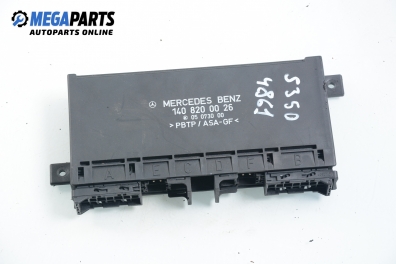 Comfort module for Mercedes-Benz S-Class 140 (W/V/C) 3.5 TD, 150 hp automatic, 1993 № A 140 820 00 26