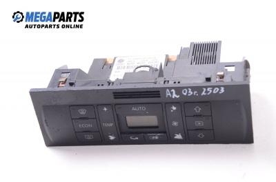 Air conditioning panel for Audi A2 (8Z) 1.4, 75 hp, 2003