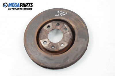 Brake disc for Peugeot 307 2.0 16V, 136 hp, station wagon automatic, 2004, position: front