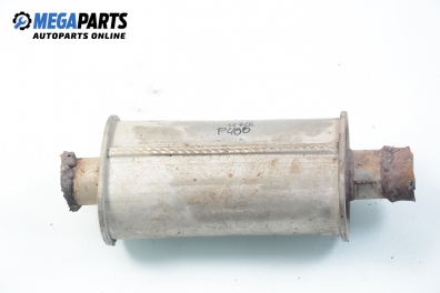 Rear muffler for Peugeot 406 1.8 16V, 110 hp, sedan, 1998