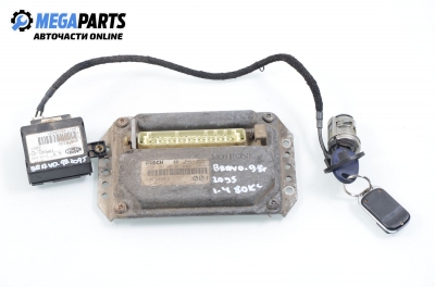 ECU incl. ignition key and immobilizer for Fiat Bravo 1.4, 80 hp, 3 doors, 1998 № Bosch 0 261 204 405