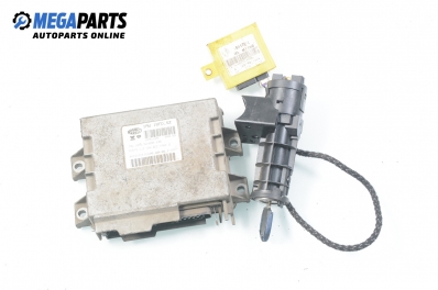 ECU mit zündschlüssel und wegfahrsperre für Fiat Punto 1.2 16V, 86 hp, 5 türen, 1999 № IAW 18FD.5Z / BOR-338