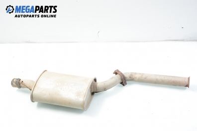 Muffler for Mercedes-Benz 190 (W201) 1.8, 109 hp, 1991