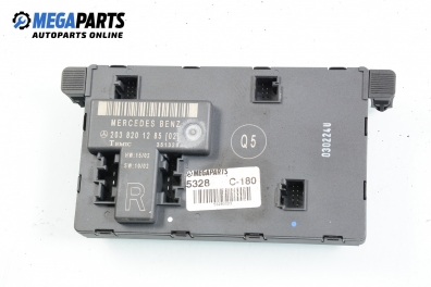 Door module for Mercedes-Benz C-Class 203 (W/S/CL) 1.8 Kompressor, 143 hp, sedan, 2003, position: front - right № A 203 820 12 85