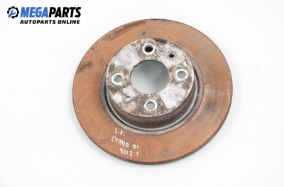 Brake disc for Lancia Lybra 1.9 JTD, 110 hp, station wagon, 2001, position: rear