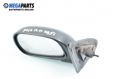 Oglindă pentru Nissan Micra (K11) 1.0 16V, 54 cp, 3 uși, 1996, poziție: stânga